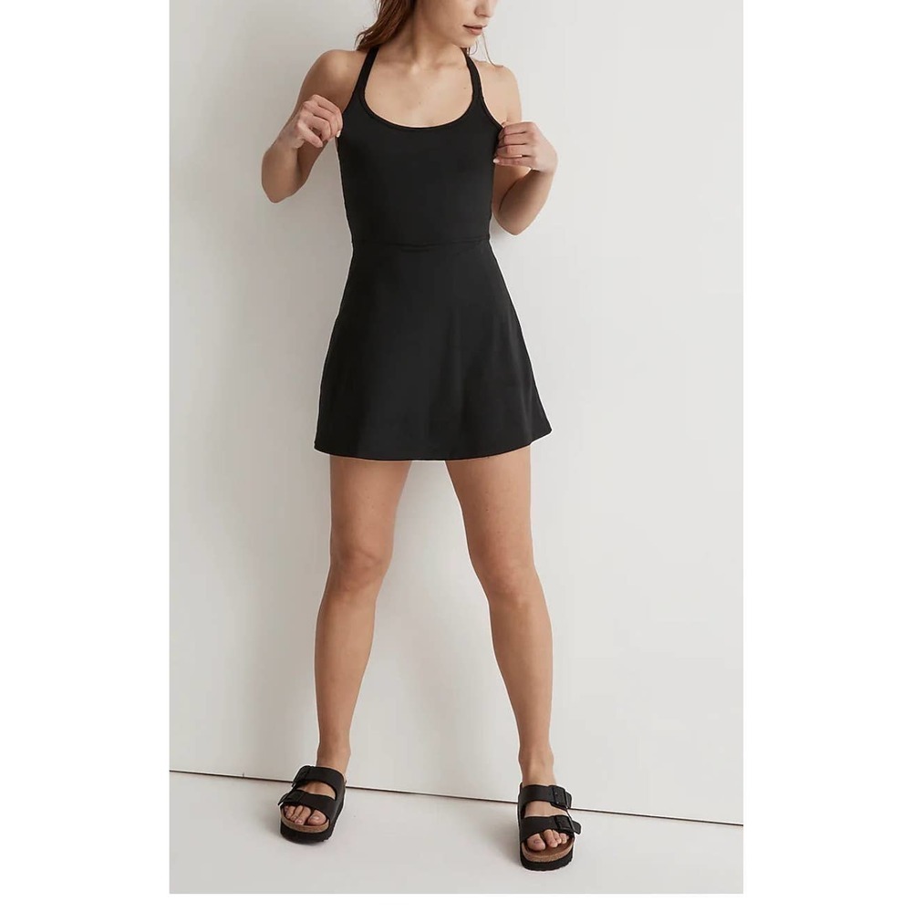 Madewell Black Skort with Tank-Style Waist